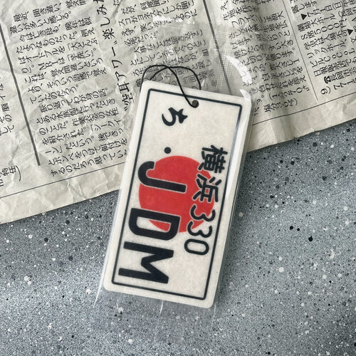 Изображение товара Ароматизатор для автомобиля Японский флаг JDM, Ягодный смузи / Resource Stickers