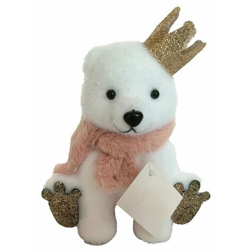Фигурка Медведь в короне, 20 см
