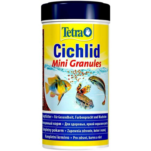 Tetra / Корм для рыб Cichlid Mini Granules для небольших цихлид в гранулах 250мл 2 шт