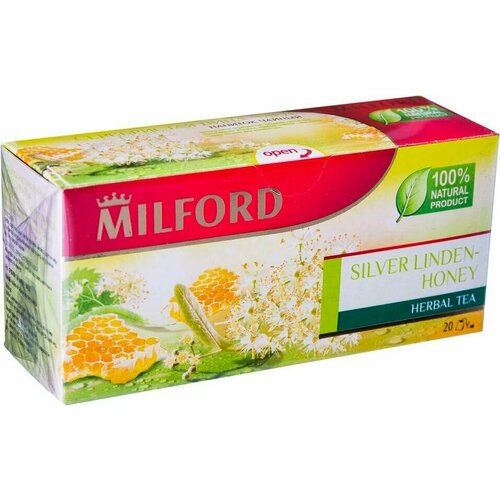 Чай травяной Milford Silver Linden-Honey 20*2г х 3шт