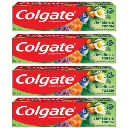 Зубная паста Colgate Лечебные травы, 4 шт х 100 мл