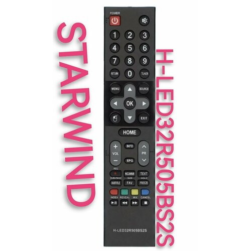 Пульт H-led32r505bs2s для STARWIND/старвинд телевизора пульт huayu для hyundai h led32r505bs2s hob2399