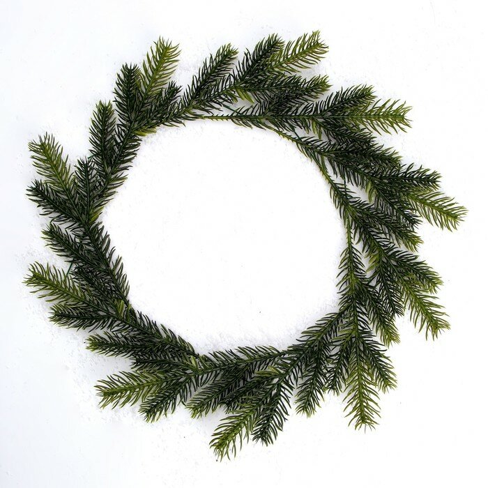 Ветка декоративная новогодняя набор 10 шт размер 1 шт. — 23×7×2 см