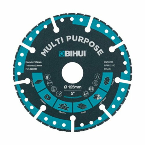 Диск алмазный BIHUI 125мм DSBS125 1415₽