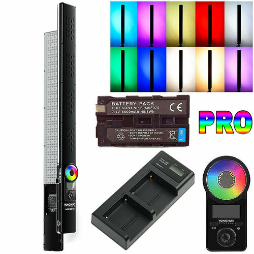 Видеосвет Yongnuo YN-360 III Pro RGB 5600K KIT4 АккумЗУ 1890000₽
