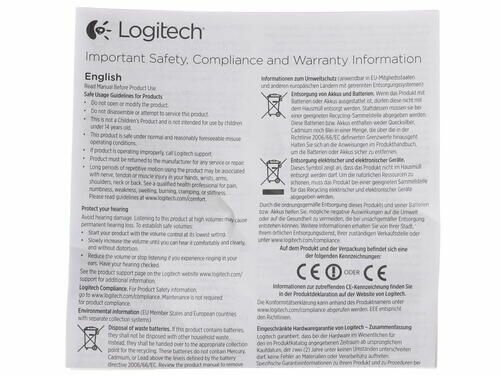 Гарнитура Logitech - фото №16