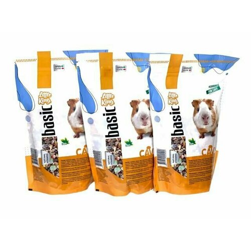 Корм для морских свинок Little King 400 гр полнорационны 3 шт