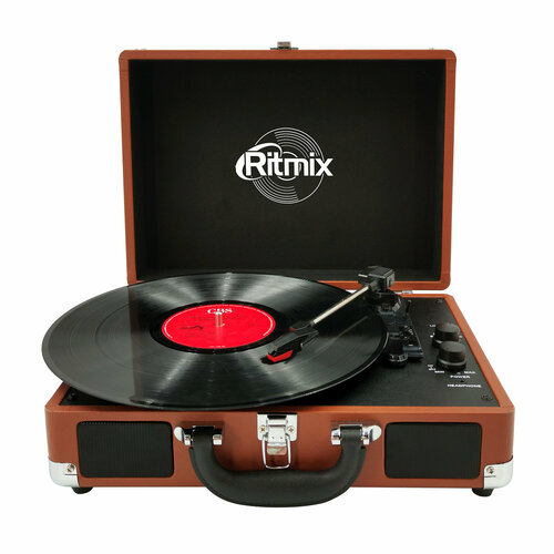 Виниловый проигрыватель RITMIX LP-160B Brown