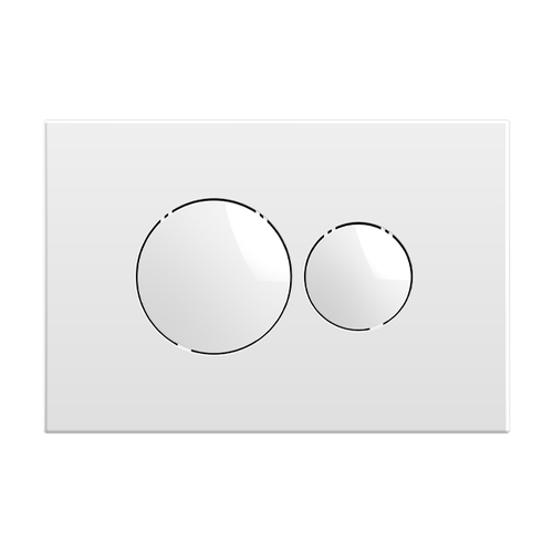Кнопка для инсталляции круглая, белая Nova 7310