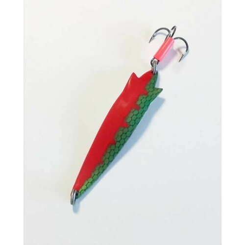 фото Блесна для рыбалки охта ссср колеблющаяся/колебалка р-р 75х18 из латуни 15 гр. нет бренда