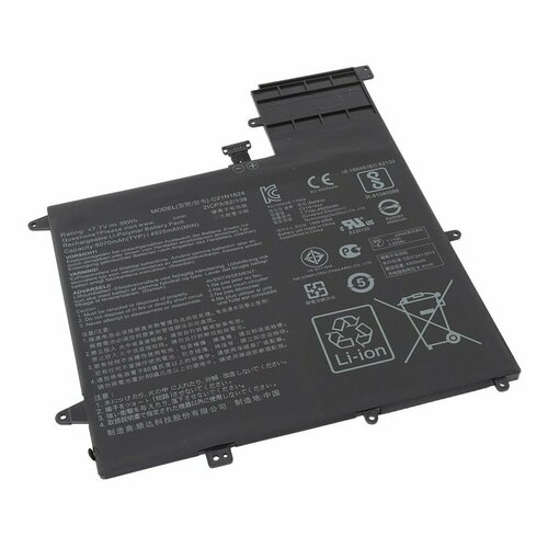 Аккумулятор для ноутбука Asus Flip S UX370UA, C21N1624, 0B200-02420000 черный