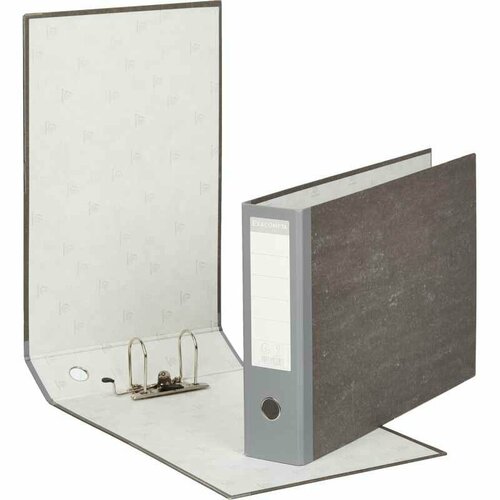 Папка-регистратор Exacompta, формат А3, горизонт, 80мм, серый, бум./лам. карт