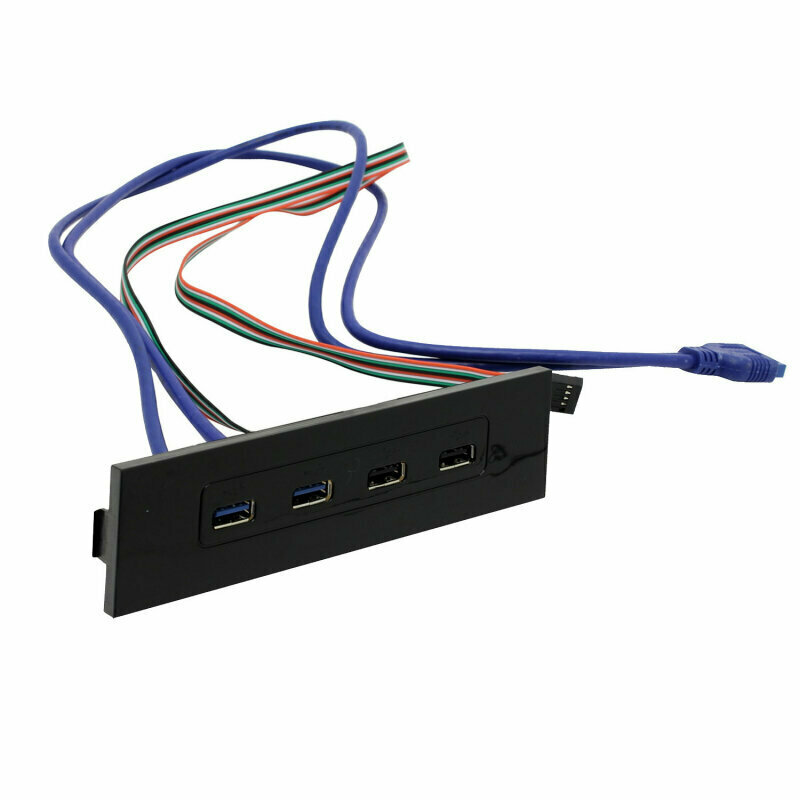Выносная планка usb 3.0 на переднюю панель 5.25 купить — купить по ...