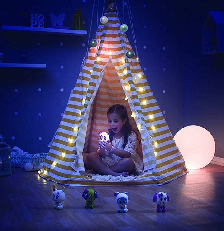 Ночник Lumiluvs Lulu LB007, фиолетовый, 1 шт. ABtoys - фото №17