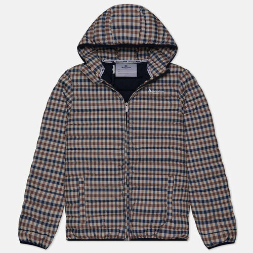 Пуховик Aquascutum, силуэт прямой, подкладка, размер m, бежевый