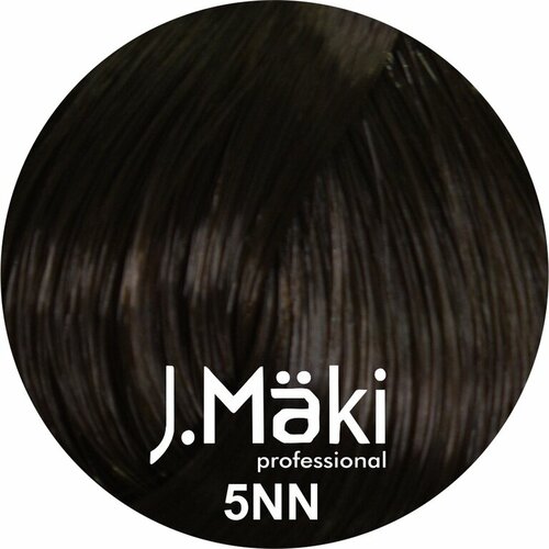 J.Maki Стойкий краситель для волос, 5NN Светло-коричневый интенсивный, 60 мл