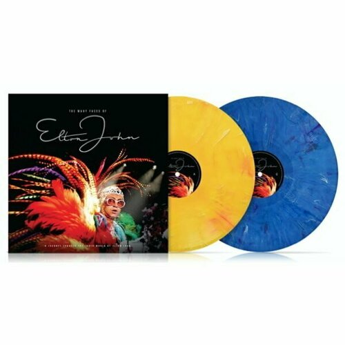 VARIOUS ARTISTS The Many Faces Of Elton John, 2LP (180 Gram Yellow Marbled Blue Marbled Vinyl)