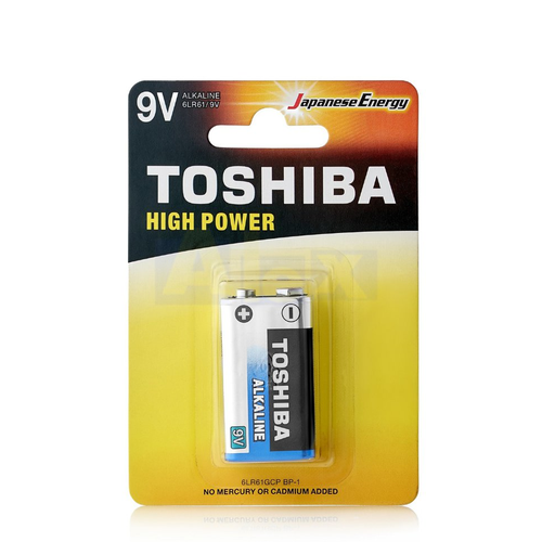 Батарейка солевая Toshiba 6LR61/1BL 1 штука