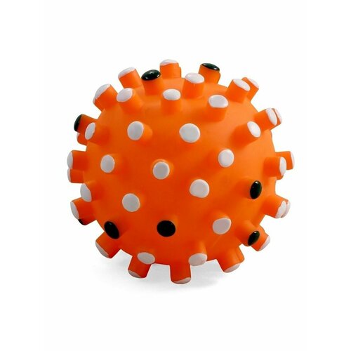 Игрушка для собак виниловая мяч Бактерия 7см, Mr Pet, УТ-038964 (1 шт) мяч рождественский латексный для собак 7см