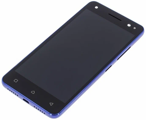 Дисплей Lenovo Vibe S1 Lite в сборе с синей рамкой, Черный, Оригинал
