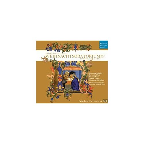 Компакт-Диски, Deutsche Harmonia Mundi, NIKOLAUS HARNONCOURT - Weihnachtsoratorium Bwv 248 (2CD)