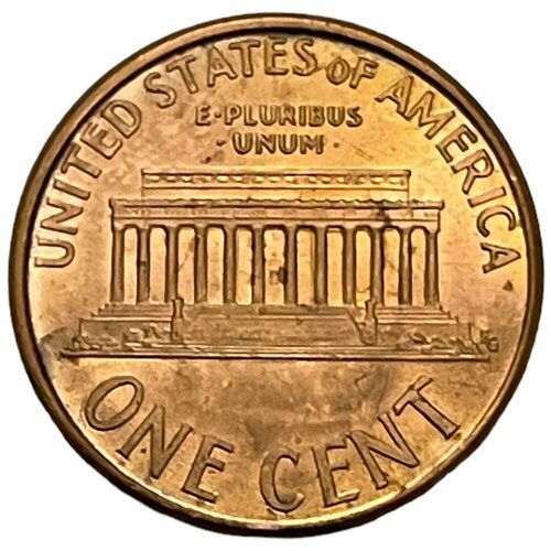 США 1 цент 2001 г. (Memorial Cent, Линкольн) сша 1 цент 1960 г memorial cent линкольн