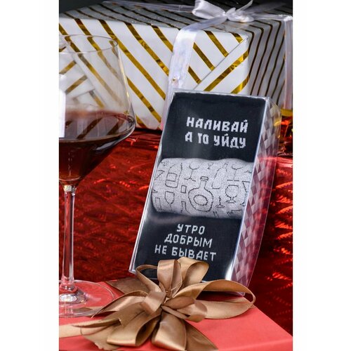 фото Носки berchelli, 3 пары, размер 40-47, серый, черный