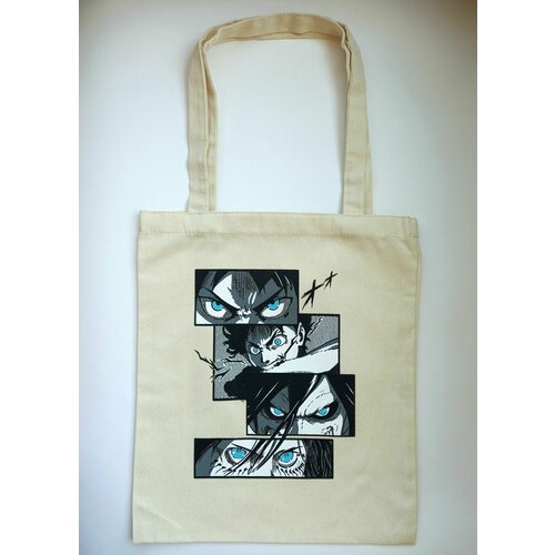 фото Сумка шоппер , бежевый нет бренда