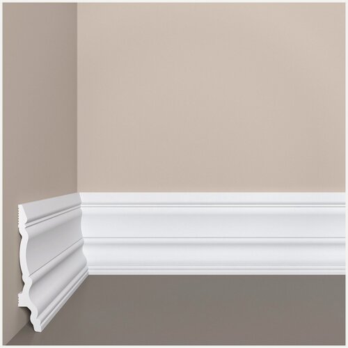 Изображение товара Плинтус напольный XPS bello deco П21 - 100х17х2000 мм, под покраску, 1 шт