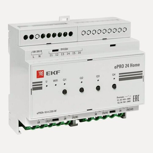 Изображение товара Контроллер ePRO24 удаленного управления 6вх/4вых 230В WiFi Home - 1 шт