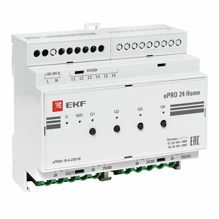 Контроллер ePRO24 удаленного управления 6вх/4вых 230В WiFi Home - 1 шт