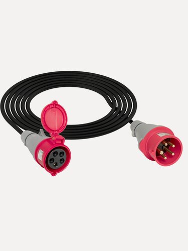 Изображение товара Удлинитель силовой 380В 16А КГтп-ХЛ 5х2,5 10 метров IP44, морозостойкий, влагозащищенный