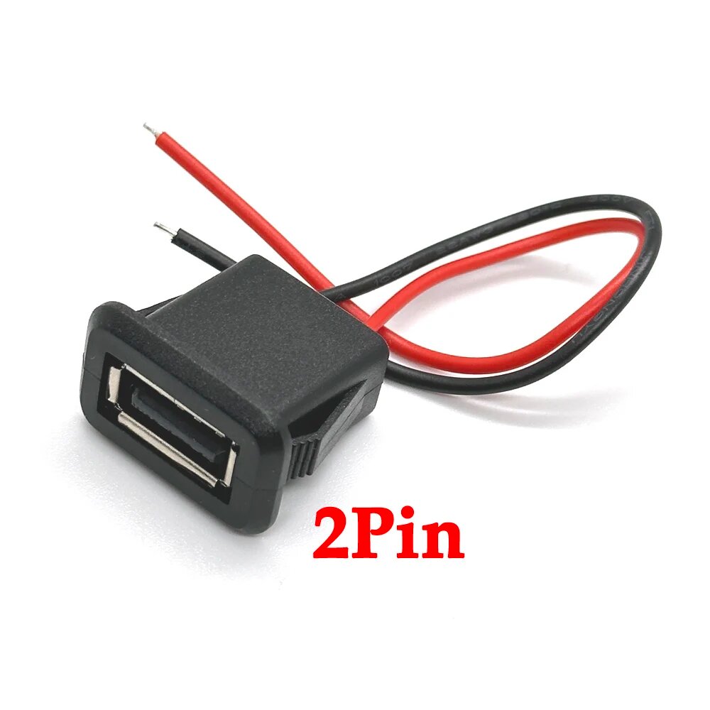 USB разъем питания 2pin