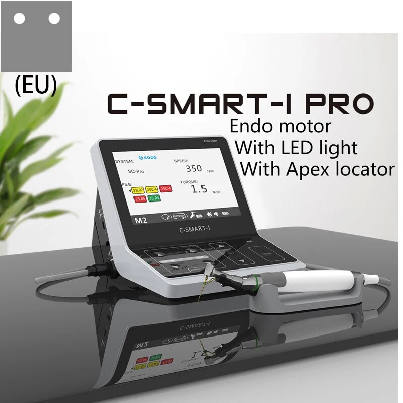 Coxo C-Smart-I Pro светодиодный стоматологический эндомотор 16:1 стандартный контр-угол с апекслокатором со встроенным апекслокатором, black 110-220V EU