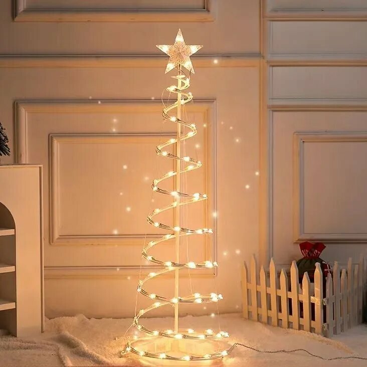 Новая ёлка Елка искусственная,120 cm/ которую можно создать самостоятельно/Светящаяся рождественская елка/Украшенные искусственные елки/ KL