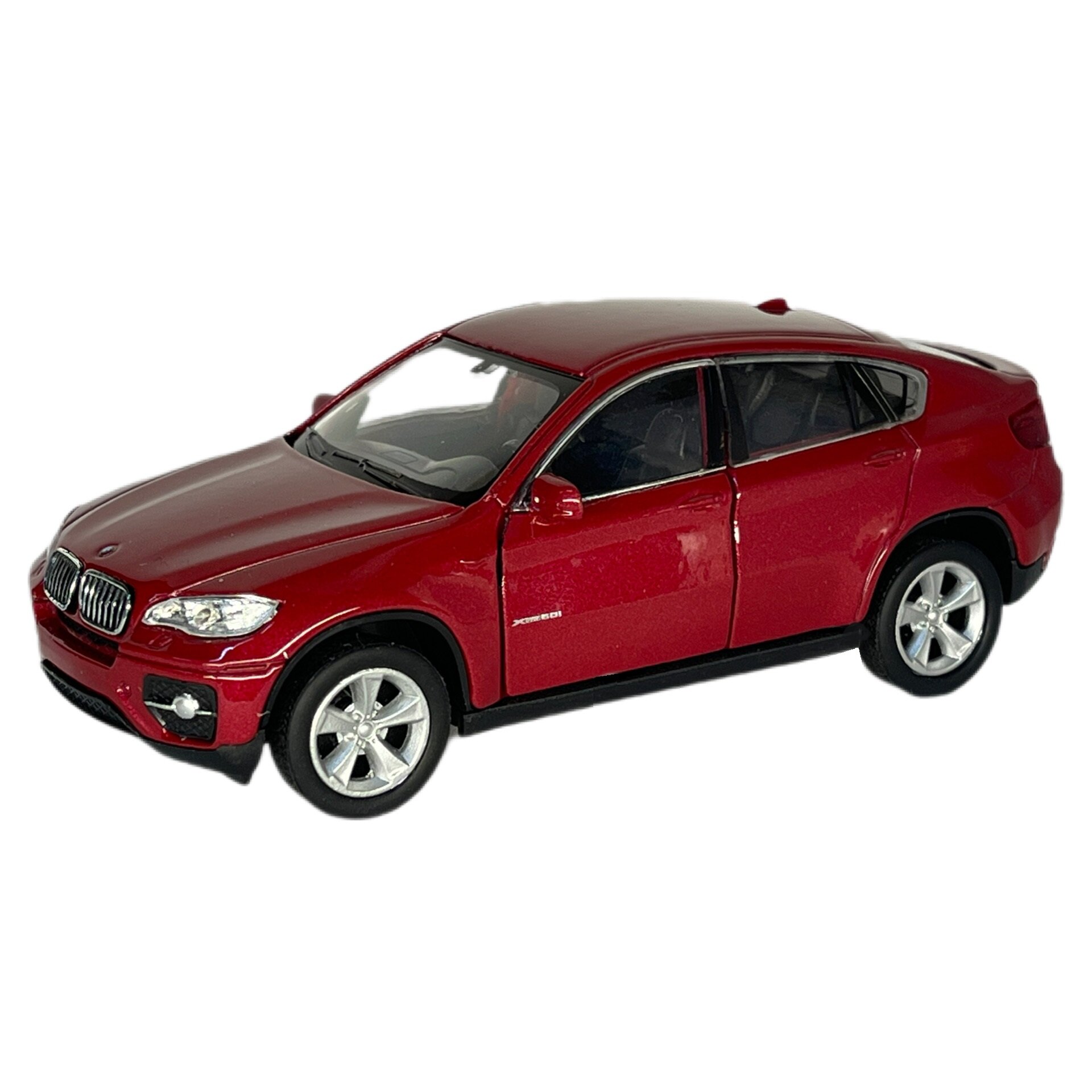 Модель машины 1:34-39 BMW X6 Welly 43617 красный металл инерционная