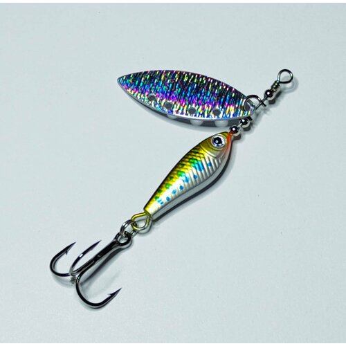 Блесна вращающаяся Silver Creek (Grows Culture) 21 гр. на судака, на щуку, форель, окуня, голавля, жереха. #521