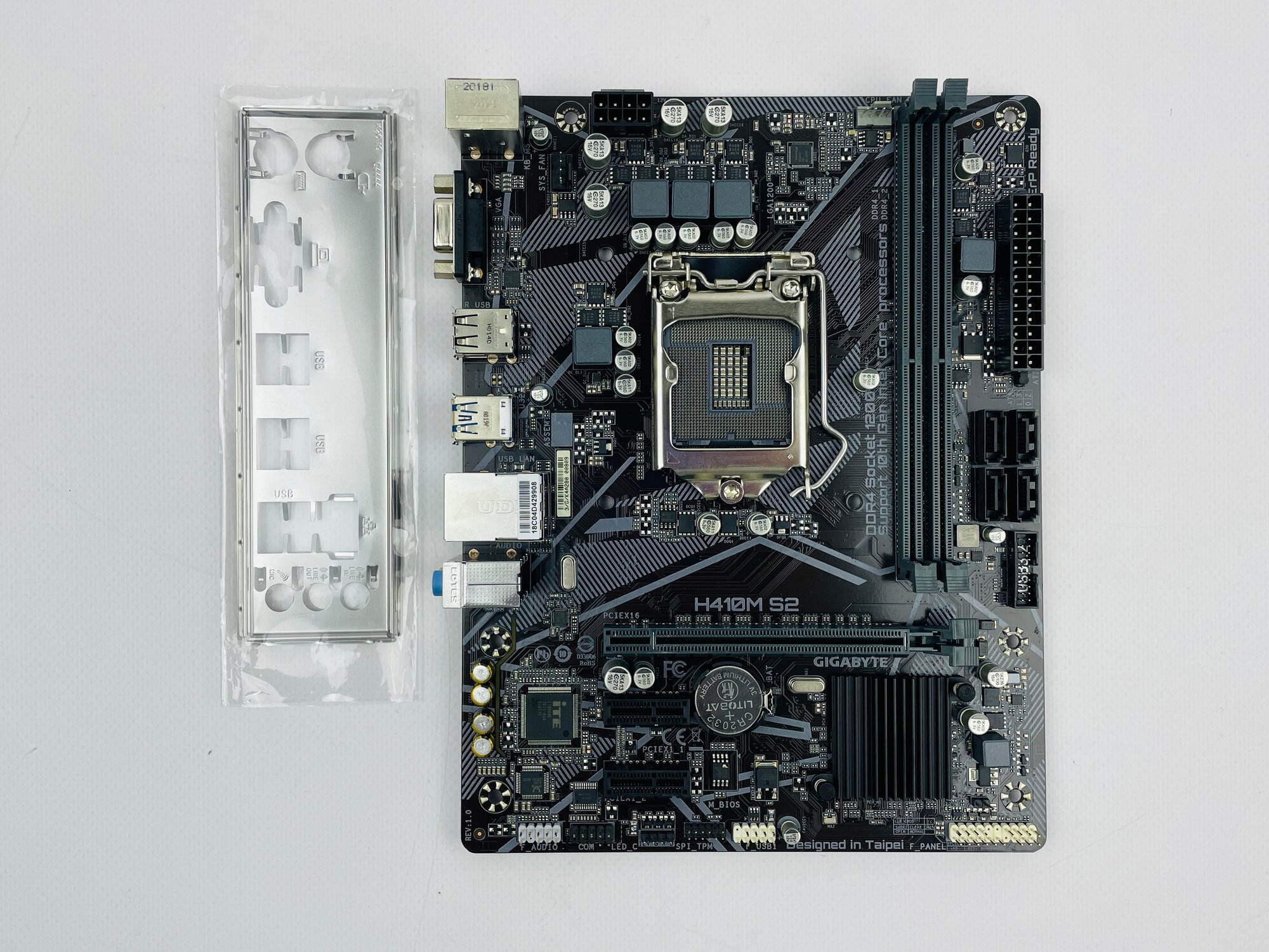Материнская плата Gigabyte H410M S2 / 1200, DDR4, mATX