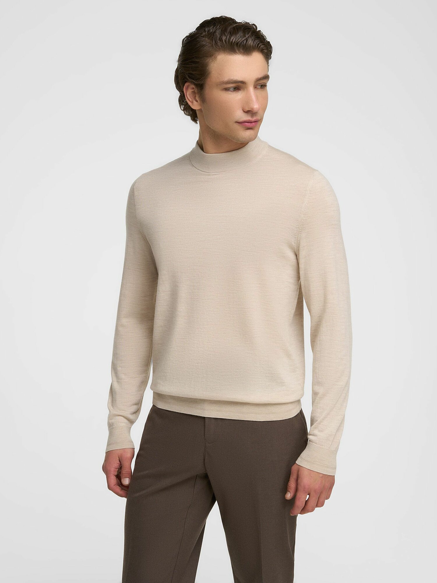 Пуловер HENDERSON, размер 52, , бежевый