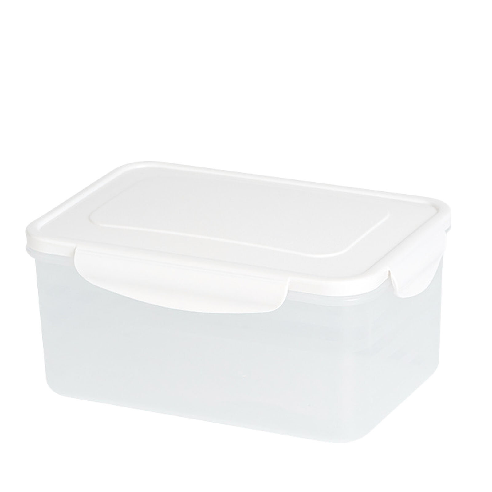 Fridge Storage Containers PP 4 Compartment Fresh Keeping Divided Veggie Salad Organizer Boxes