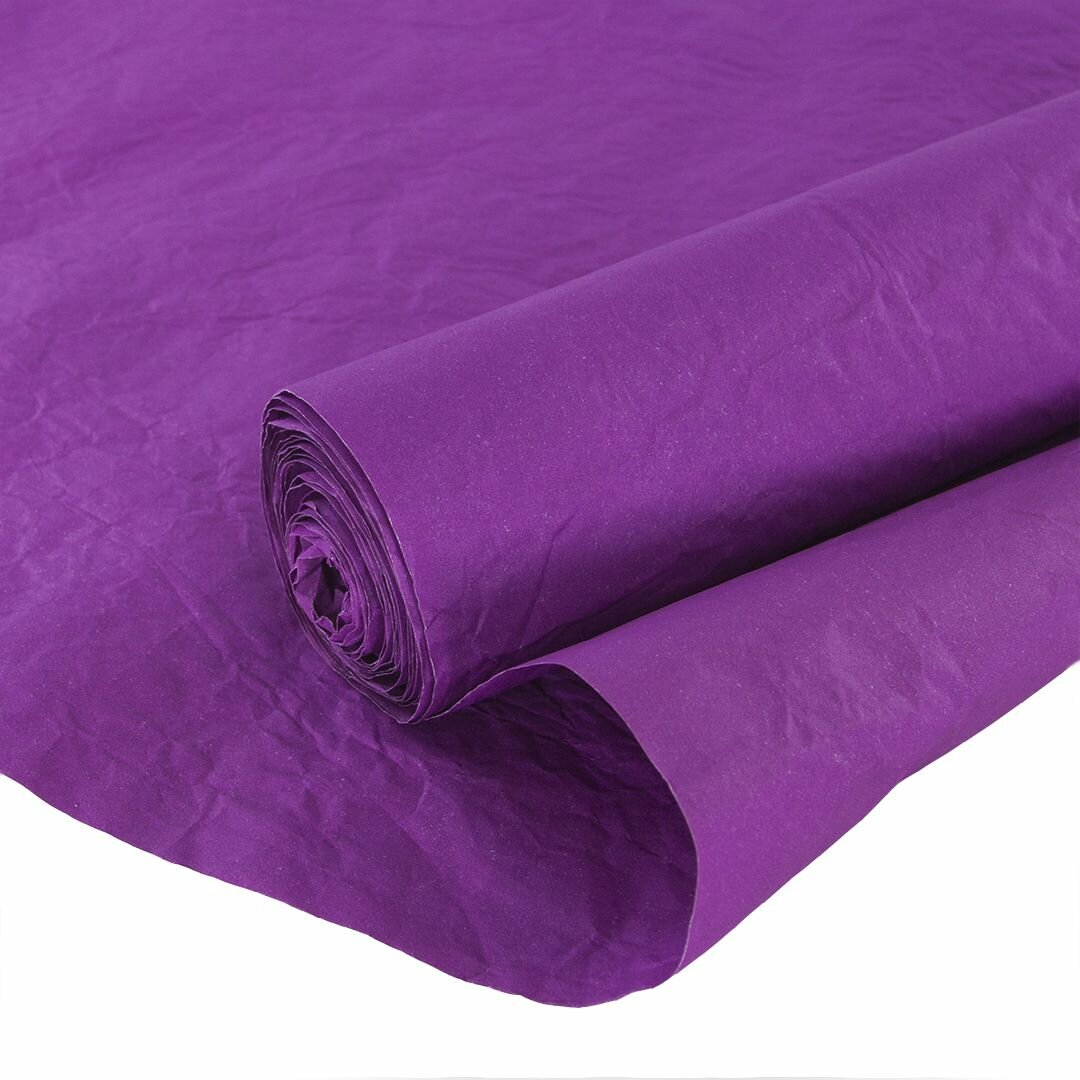 Упаковочная бумага Дон Баллон жатая 40 г/м2 0.5х5 м пергамин пурпурный 2 сторонняя