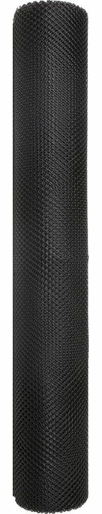 Газонная сетка GRINDA, 1х10 м, ячейка 9х9 мм, черная, защита от кротов 422285