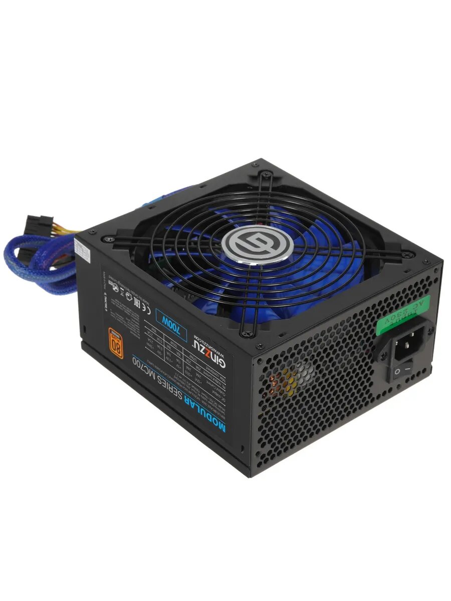Блок питания MC700 Вт 20+4 pin, 4+4 pin CPU, 6 SATA — фото 1