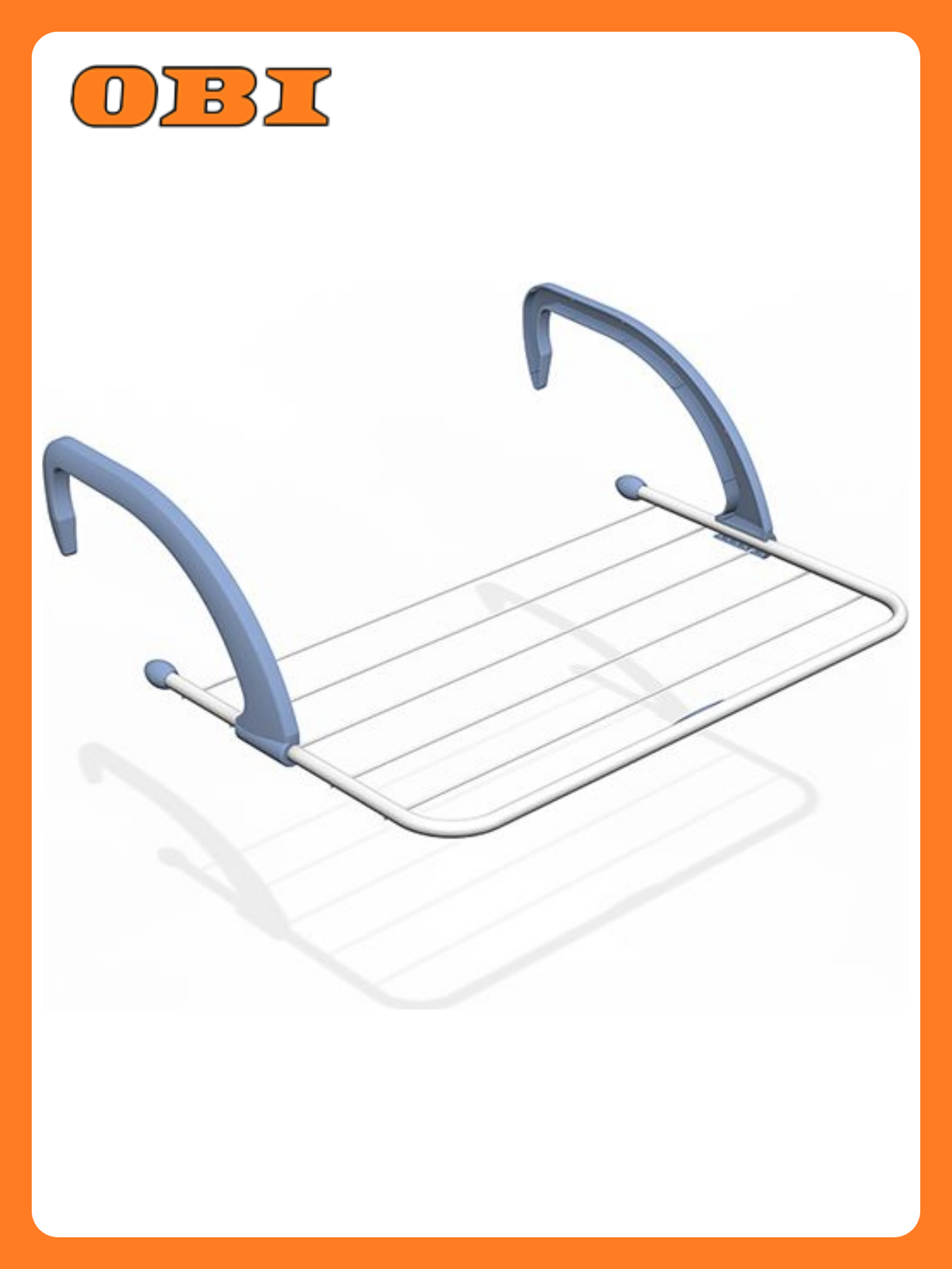 Сушилка для белья стальная GIMI 34х51 см белый