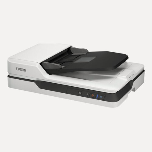 Изображение товара Сканер Epson WorkForce DS-1630 планшетный, A4, CIS, 600x600 dpi, 25 стр/мин, бело-черный