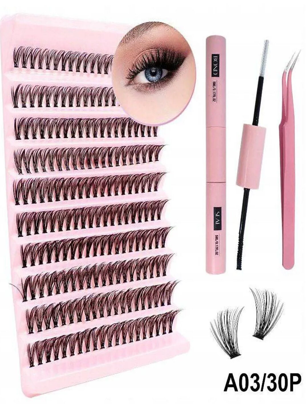 Накладные ресницы пучки — фото 1