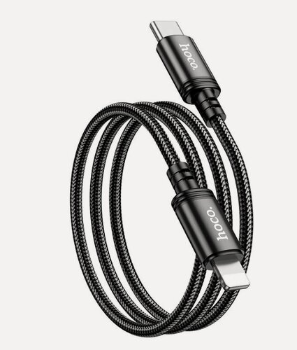 Изображение товара Кабель Hoco X89, Type-C - Lightning, 3 А, 1 м, чёрный