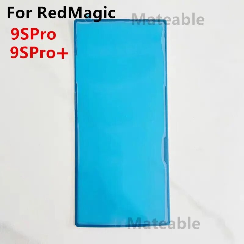 Для ZTE nubia Red Magic 10 Pro Plus 9 9S 5G 5S 6 6S 6R 7 7S 8 8S задняя крышка батарейного отсека клейкая наклейка задняя крышка корпуса наклейка лента
