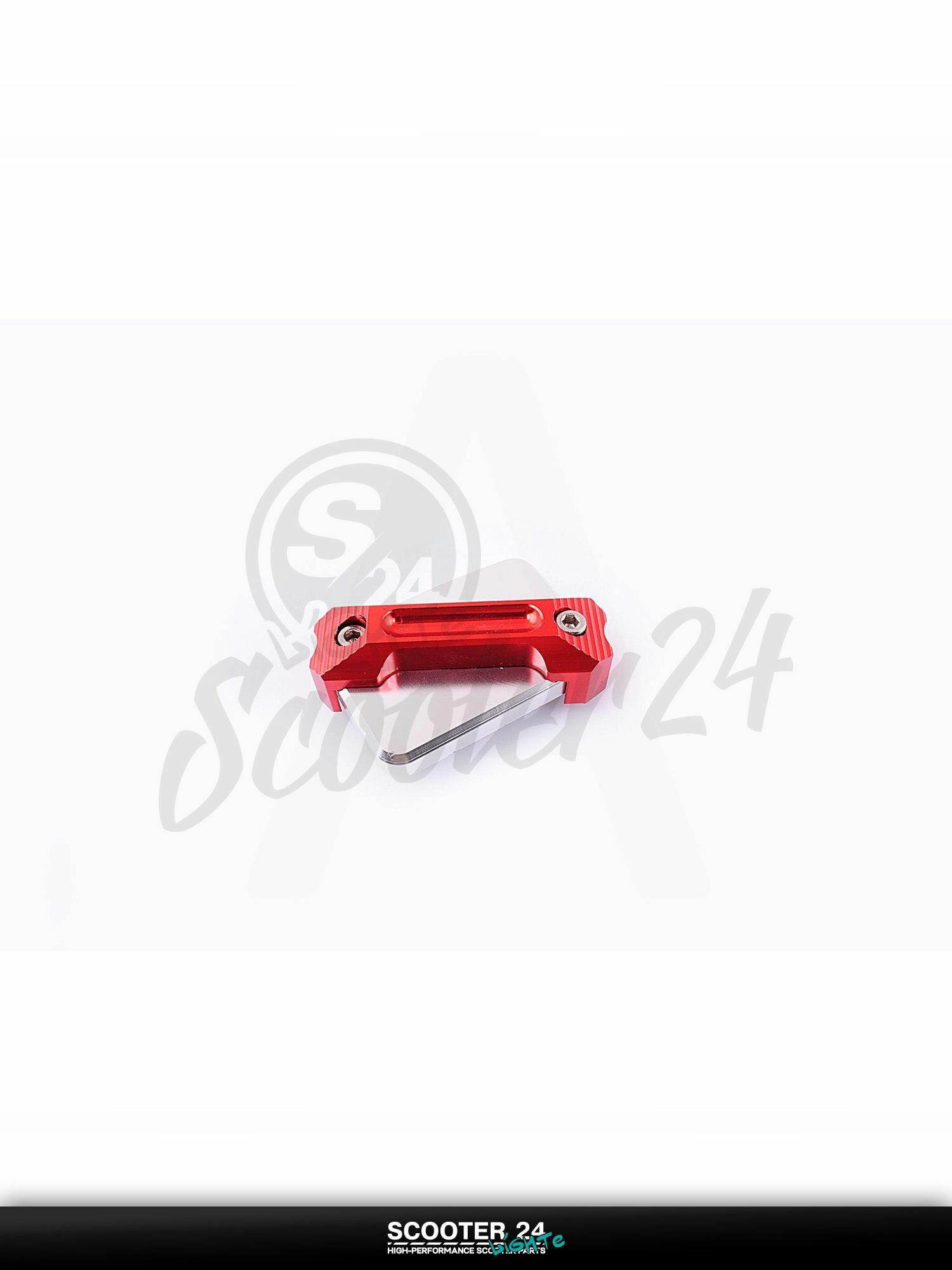 Крышка на скутер / мотоцикл / мопед / эндуро / квадроцикл ГТЦ (стайлинговая) (mod:1, красная)"RIDE IT"