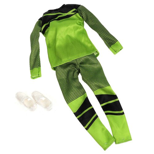 Карапуз комплект спортивной одежды для куклы Алекс 29см, SETDRESS-2-SA-BB зеленый